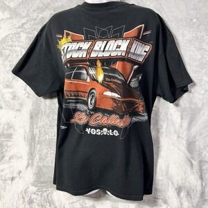 Stock Block King La Callaita Yosolo Car Graphic Tee Gildan DryBlend Size L Black